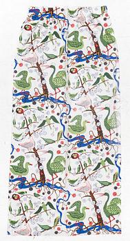 Josef Frank, a 'Gröna Fåglar' curtain, Svenskt Tenn.