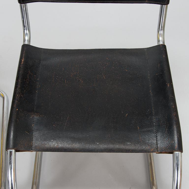 Ludwig Mies van der Rohe, stolar, ett par, "MR 10", Thonet, formgiven 1927.