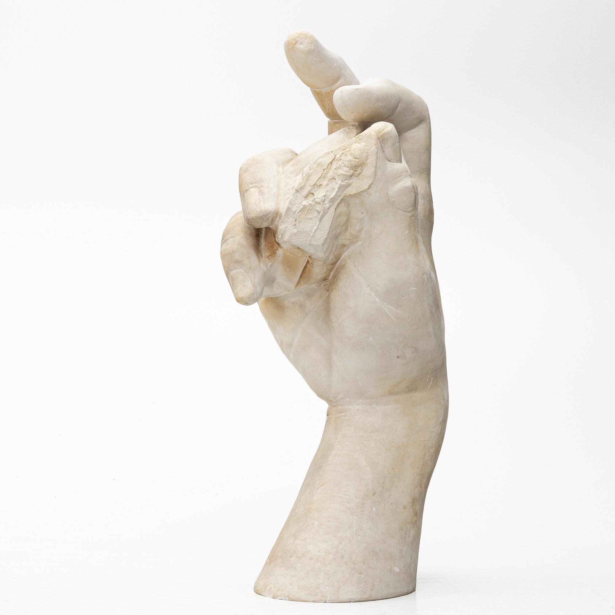 Skulptur, hand, 1900-tal.