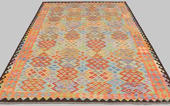 A carpet, kilim, ca 294 x 200 cm.