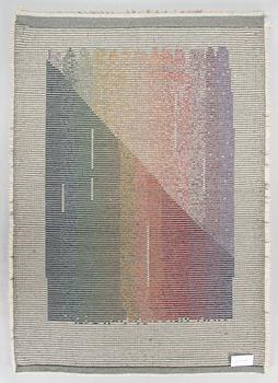 Marjo Wiberg, a Finnish long pile rya rug for Ryijypalvelu. Circa 157 x 109 cm.