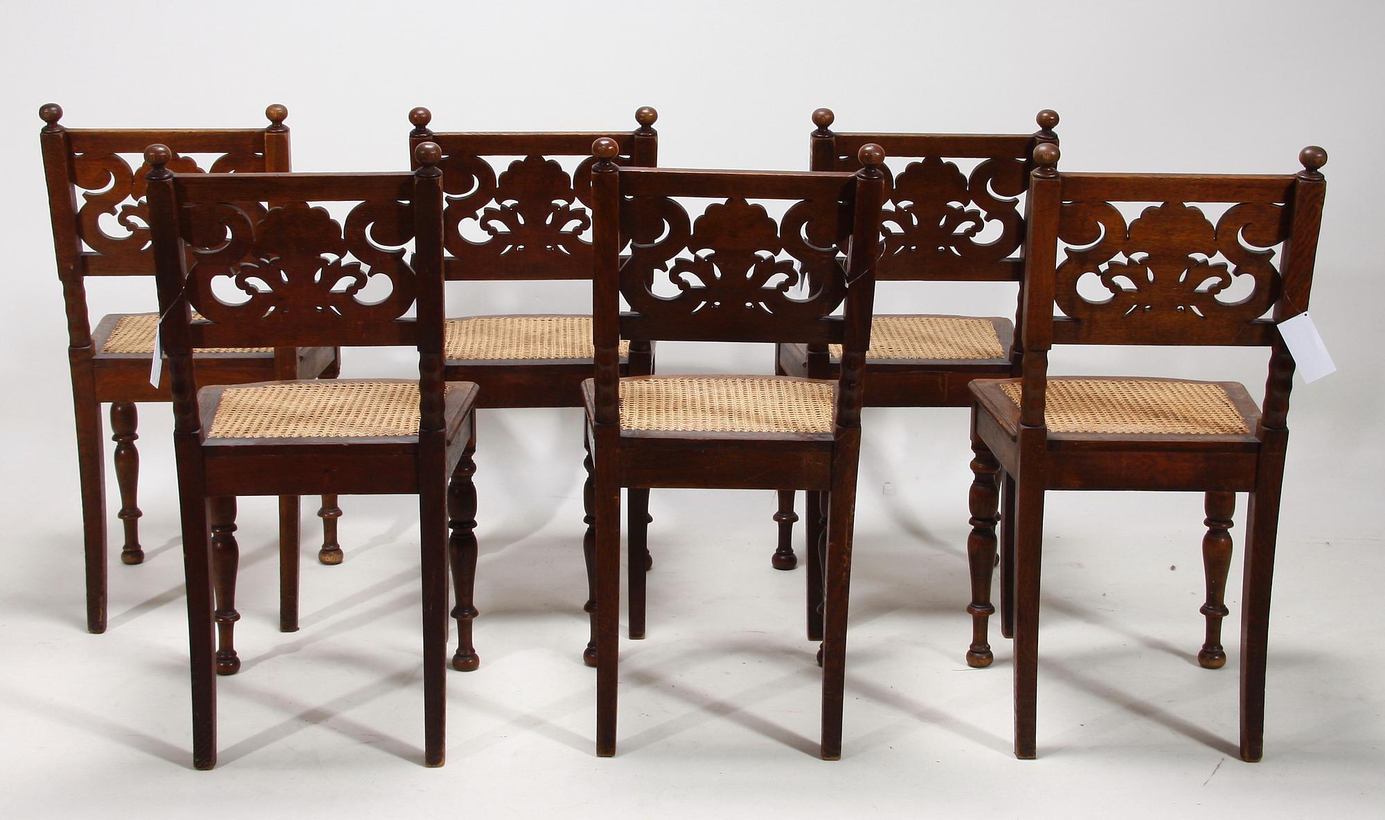 STOLAR, 6 st. Sekelskiftet 1900.