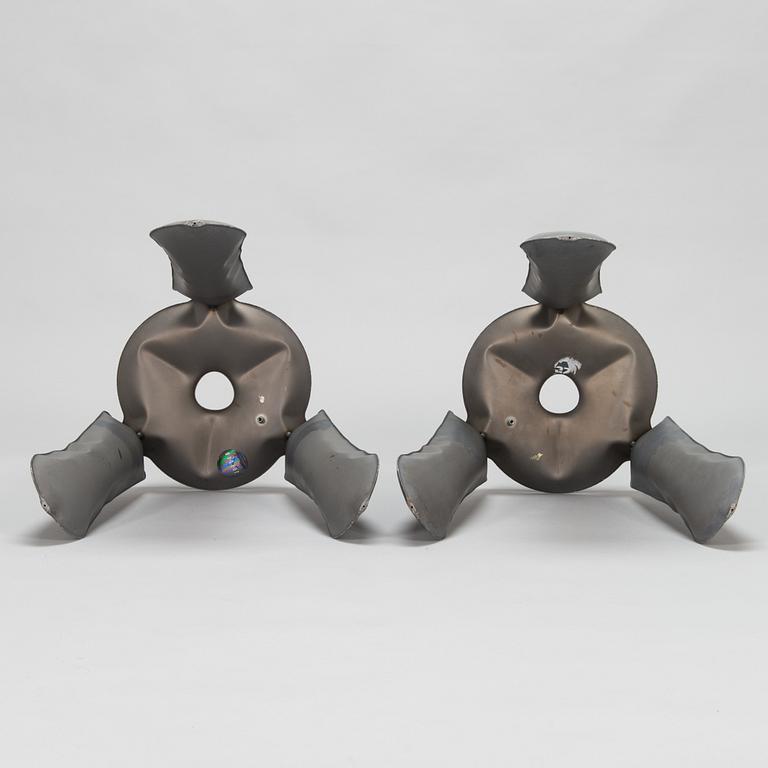 Oskar Zieta, a pair on 21st Century 'Plopp' stools for HAY Denmark.