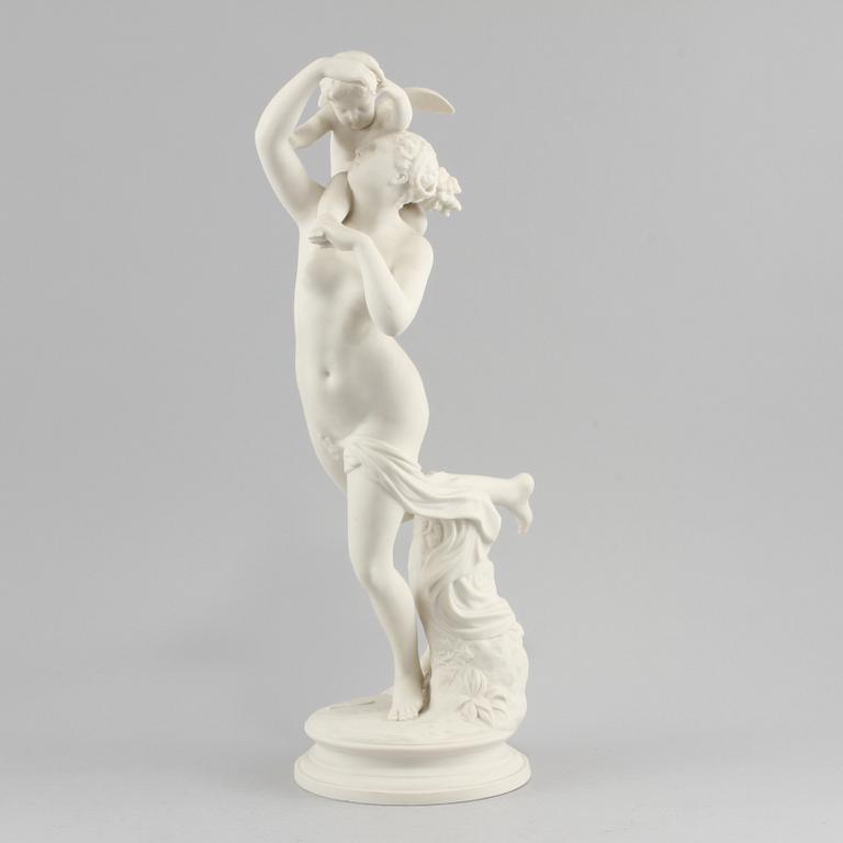 FIGURIN, parian, Gustavsberg, omkring år 1900.