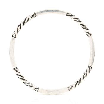 ARMRING, sterlingsilver, Georg Jensen, Danmark. Vikt ca 25 gram.
