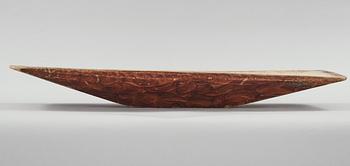 a wooden bowl from the 19th century.