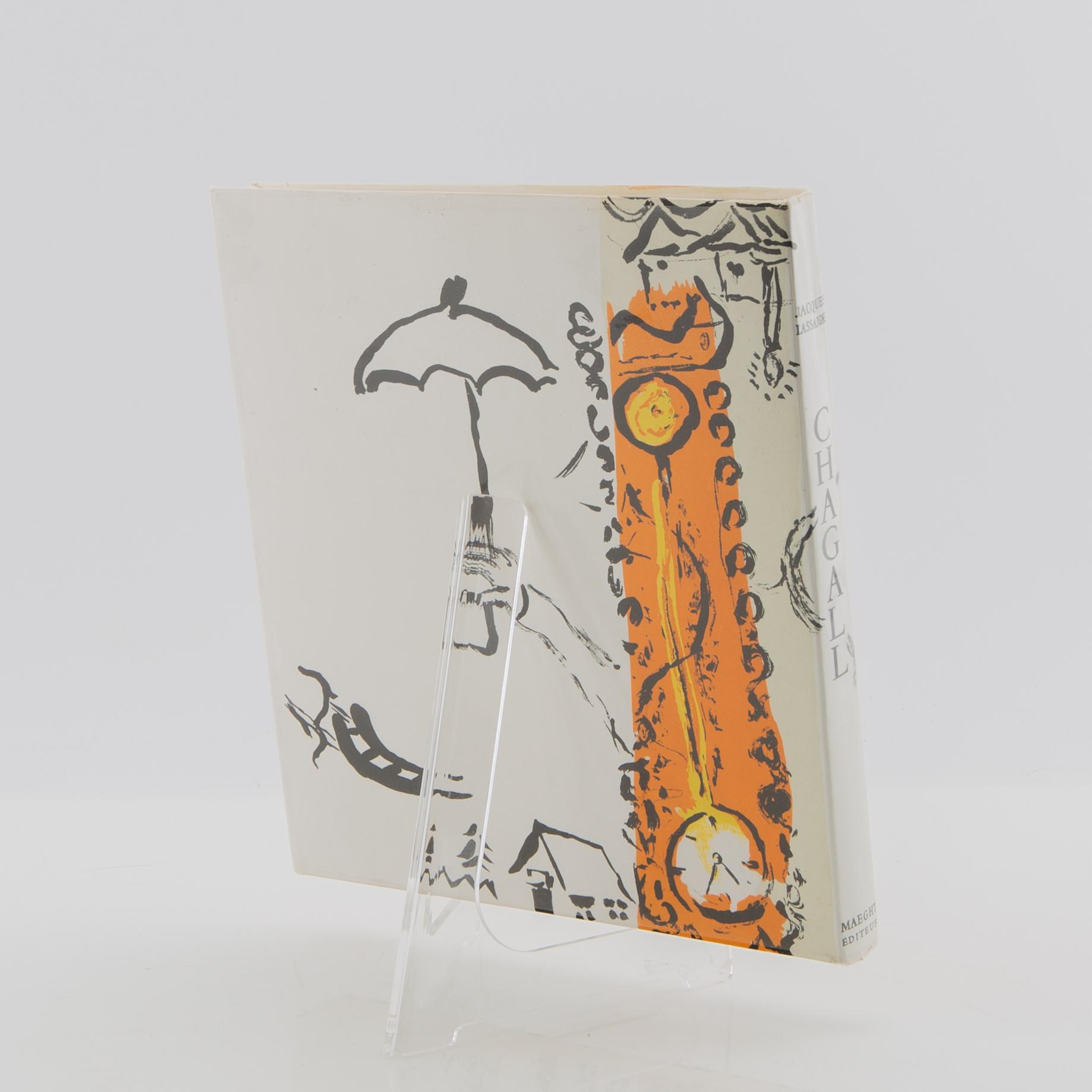 Marc Chagall, bok Jaques Lassaigne, Maeght Éditeur, Paris, 1957, med 15 litografier.