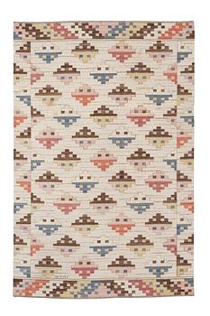 CARPET. "Munka-Ljungby". Flat weave. 299 x 200,5 cm. Signed AB MMF.