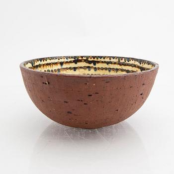 Signe Persson-Melin, a signed 1940/50s stneware bowl.