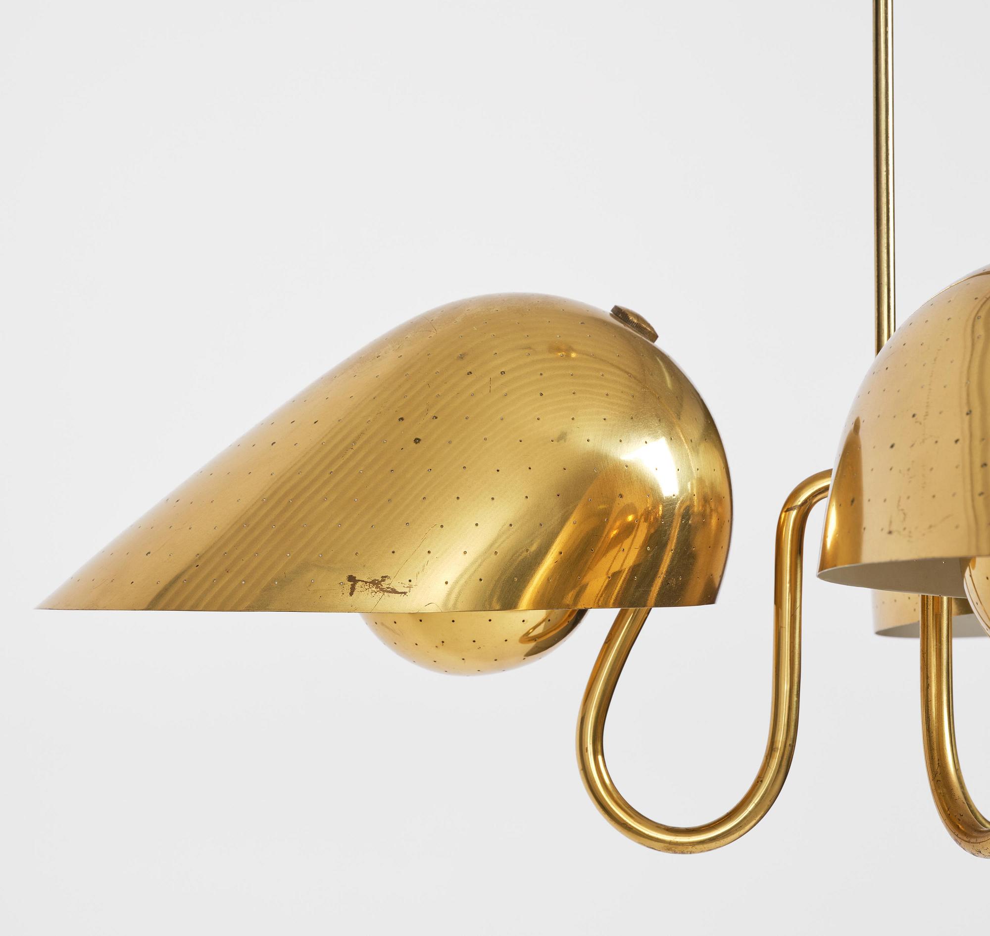 Carl-Axel Acking, a ceiling lamp, Bröderna Malmströms Metallvarufabrik, Malmö, 1940s.