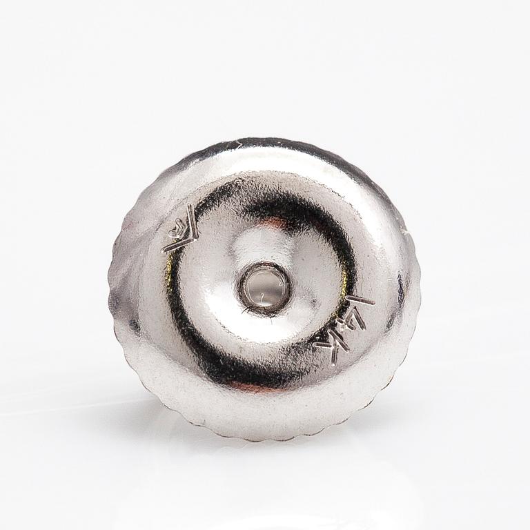ÖRHÄNGEN, 14K vitguld, briljanter ca 1.70 ct tot.