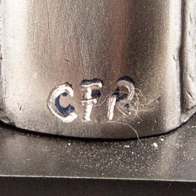 Carl-Fredrik Reuterswärd/ The Non-Violence Project Foundation, a signed and numbered sculpture 55/150 in humanium metal.