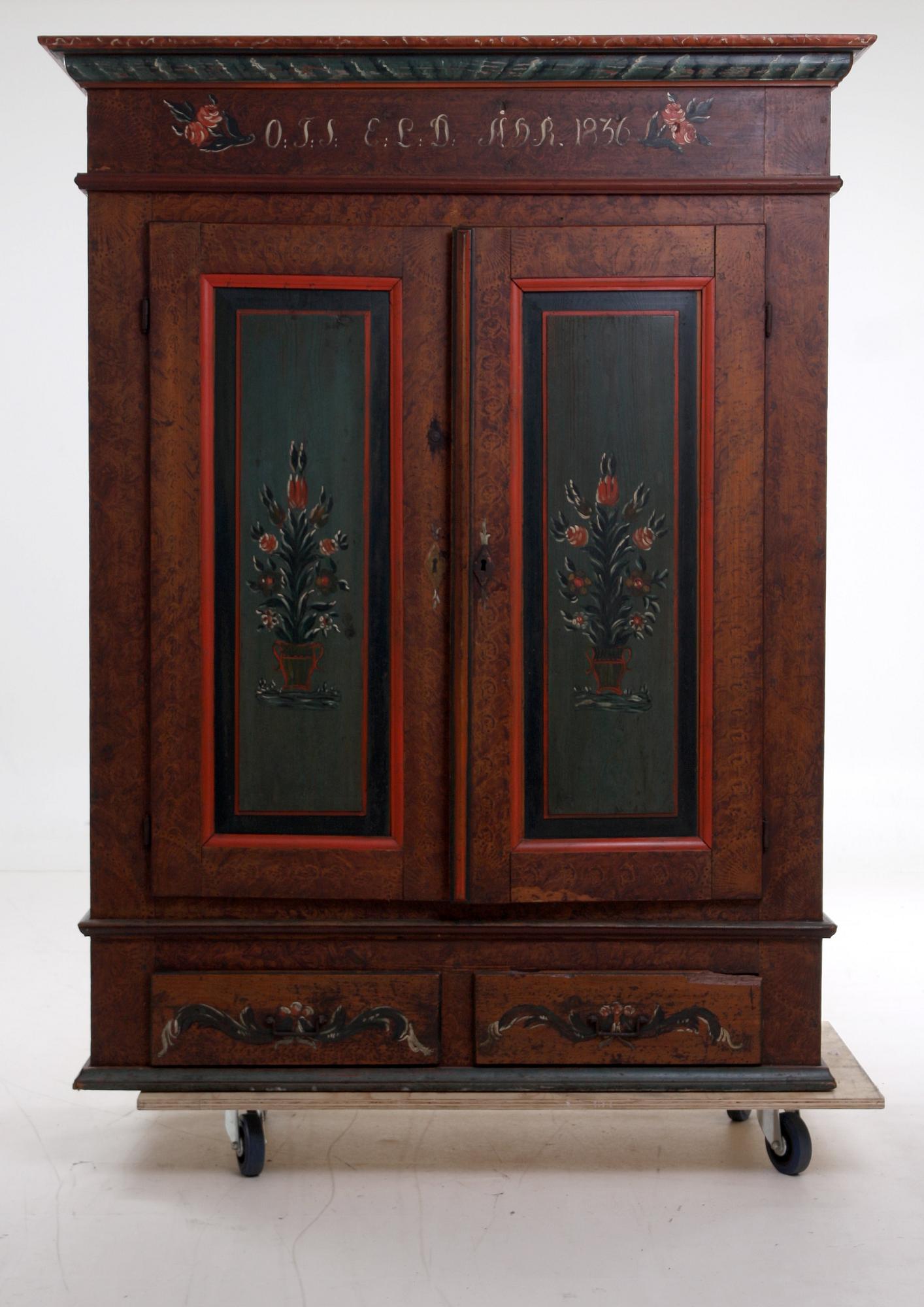 SKÅP, allmoge, 1700/1800-tal.