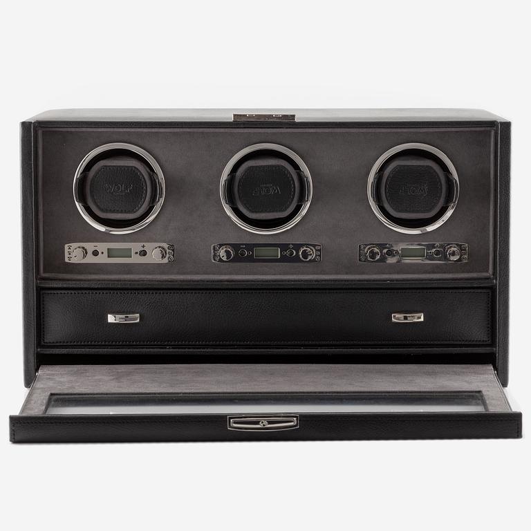 Wolf, Blake, Triple Watch Winder, 25 x 45 x 25 cm.