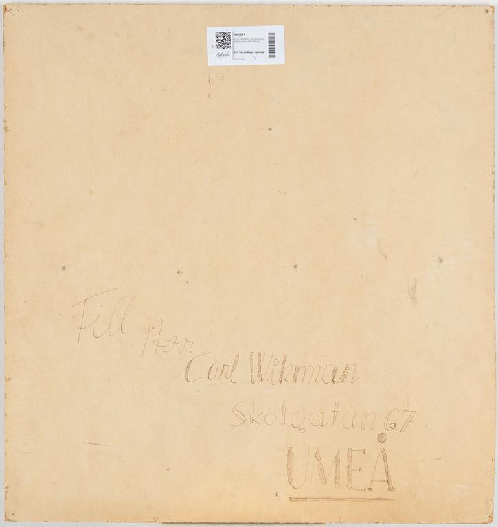 STIG LINDBERG, oil on panel, painted during the winter of 1940-41.