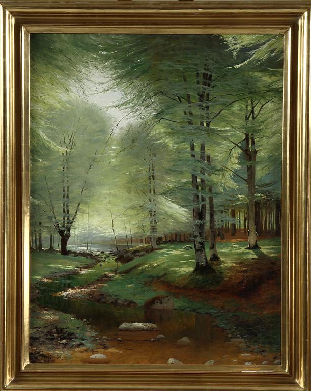 OLOF KRUMLINDE, olja på duk, sign.
