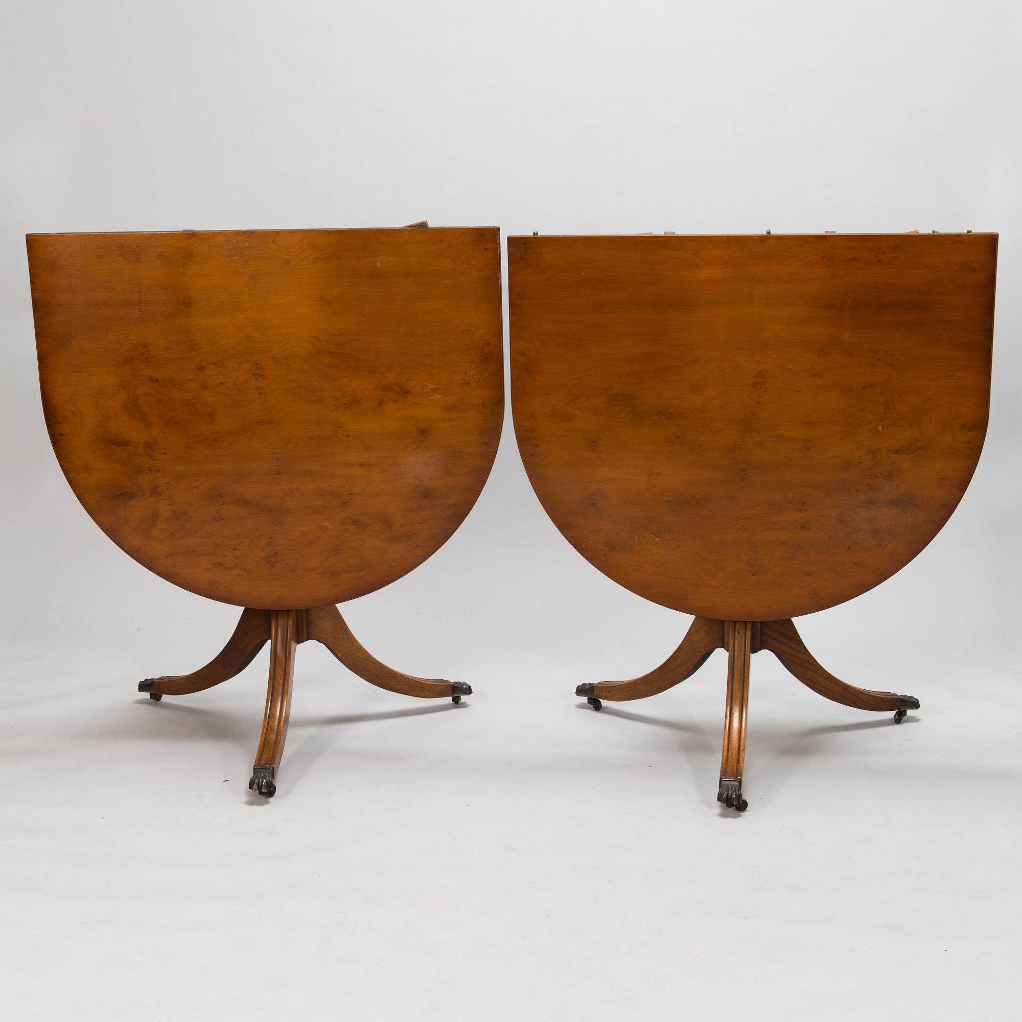 A 20th century English style dining table.