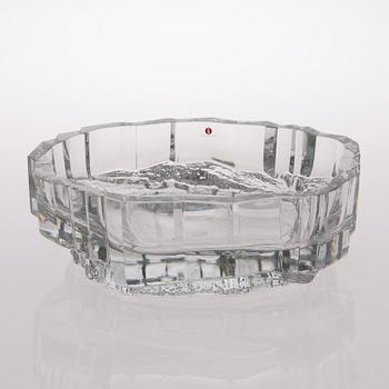 Lompolo Glass Bowl, signed Tapio Wirkkala -3560.