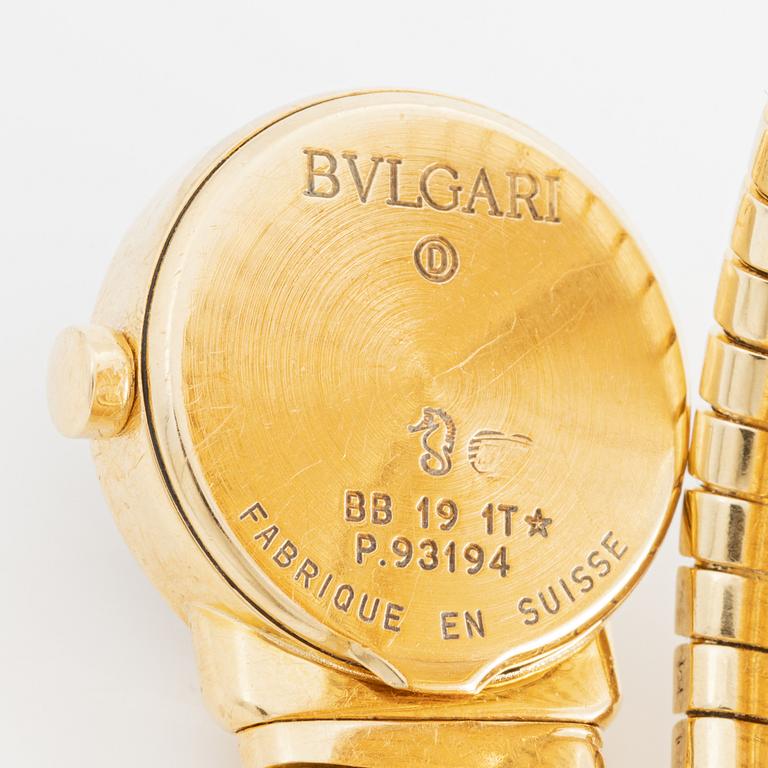 Bulgari, Serpenti Tubogas, wristwatch, 19 mm.