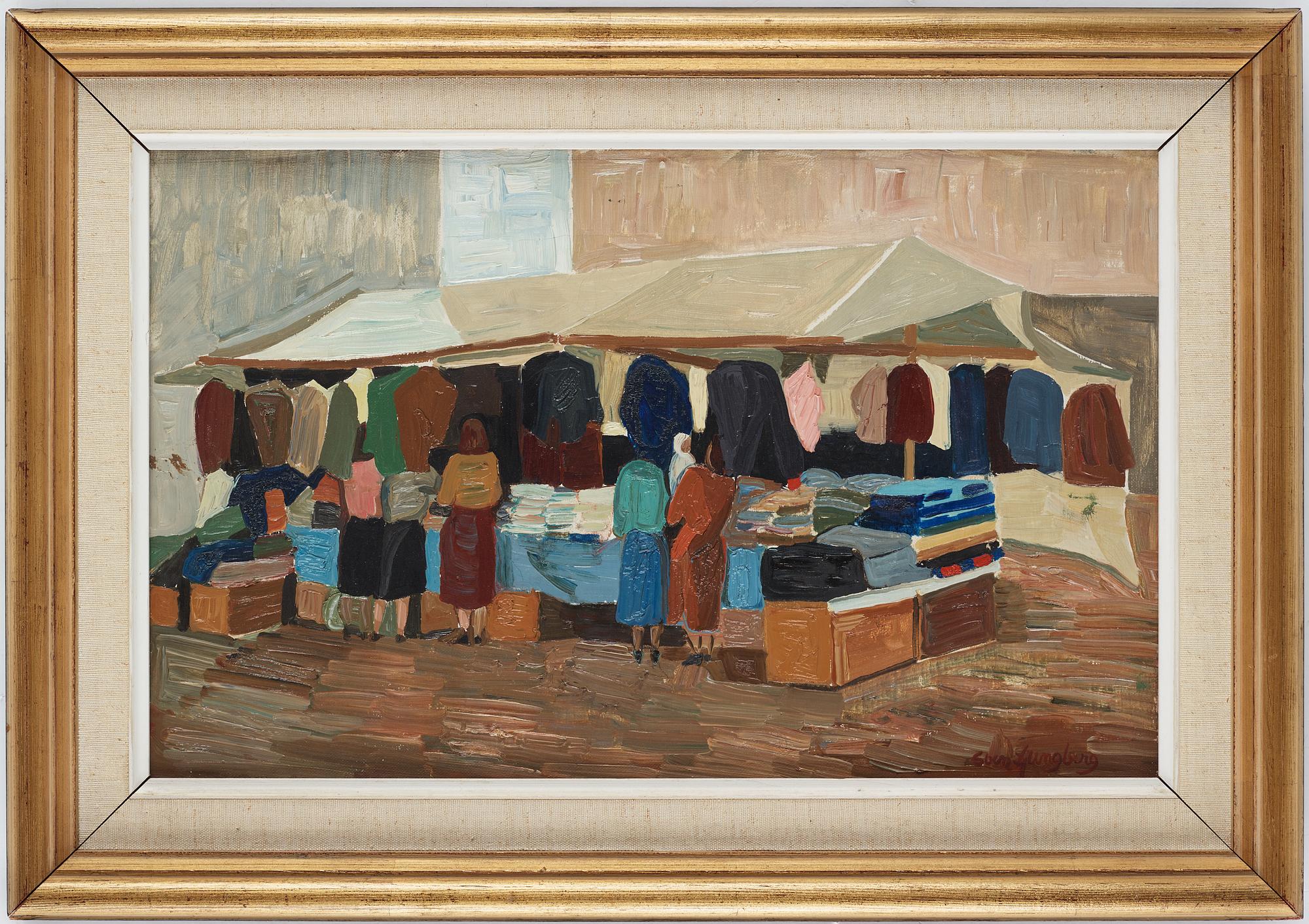 Sven Ljungberg, oil on canvas, signed.