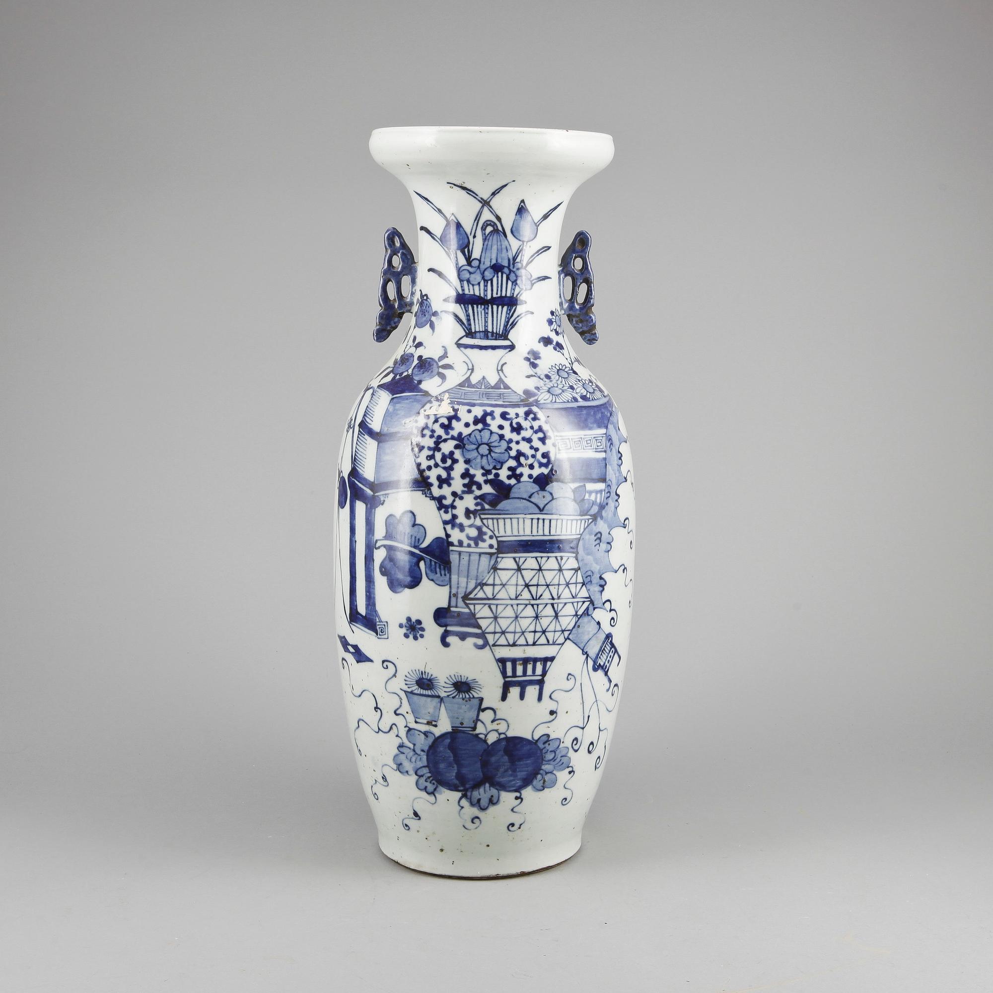 GOLVVAS, porslin, Kina, 1800-tal.