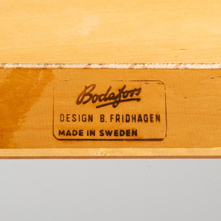 Bertil Fridhagen, four teak armchairs, Bodafors, Sweden, 1960's/70's.