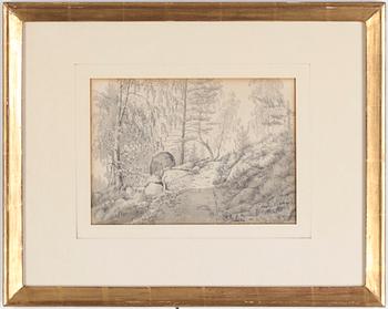 Joseph Magnus Stäck · JOSEPH MAGNUS STÄCK, blyerts, signerad.