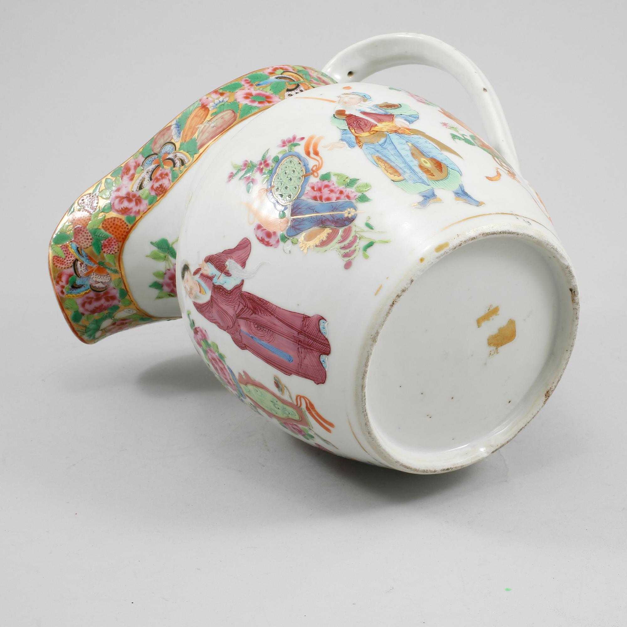KANNA, porslin, Kanton, Kina, 1800-tal.