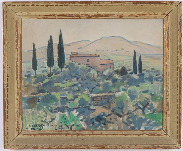 Edvin Ollers, Southern Landscape.