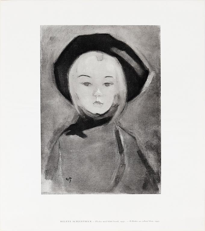 HELENE SCHJERFBECK, portfolio with 48 black and white reproductions, Stockholm 1945.