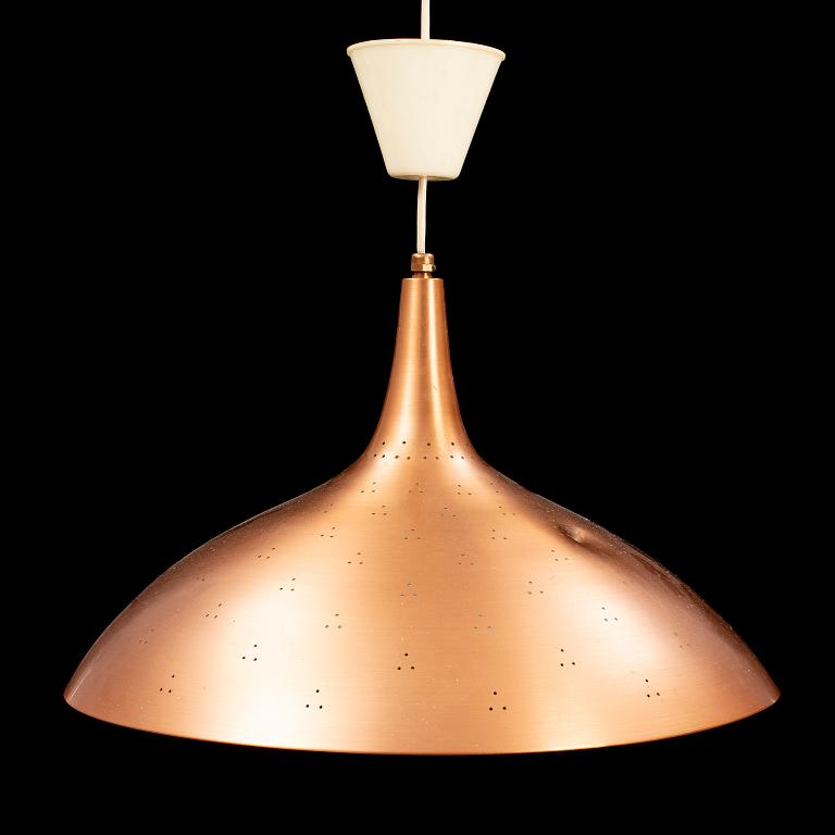 PAAVO TYNELL, an attributed ceiling lamp, "J1965", probably produced on licens by AWF (Arnold Wiigs Fabrikker) Norway.