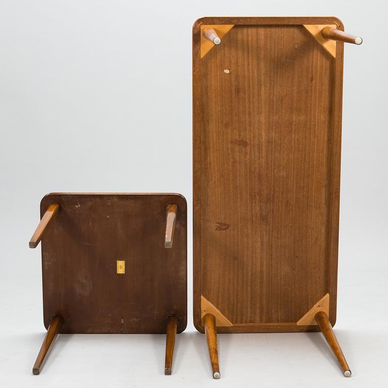 Two 1950's coffee tables the other for Oy Paul Boman Ab.
