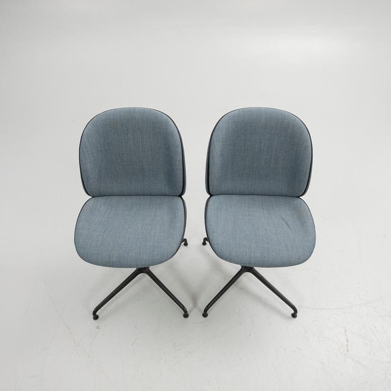 GamFratesi, chairs, a pair, "Beetle Meeting Chair", Gubi, Denmark.