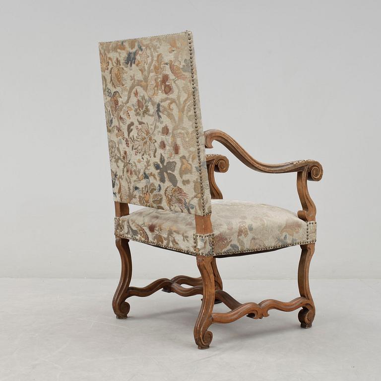 KARMSTOL, barockstil, 1800-tal.