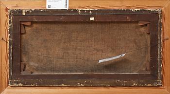 OKÄND KONSTNÄR, olja på duk, otydl sign.