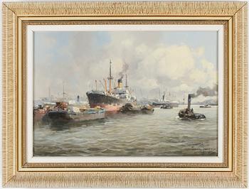 MARINUS DE JONGERE, olja på duk, signerad.