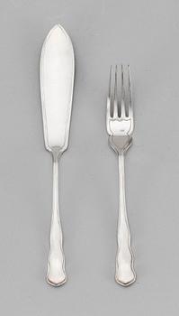 FISKBESTICK, 24 st, pläter, England. 1900-talets första hälft.