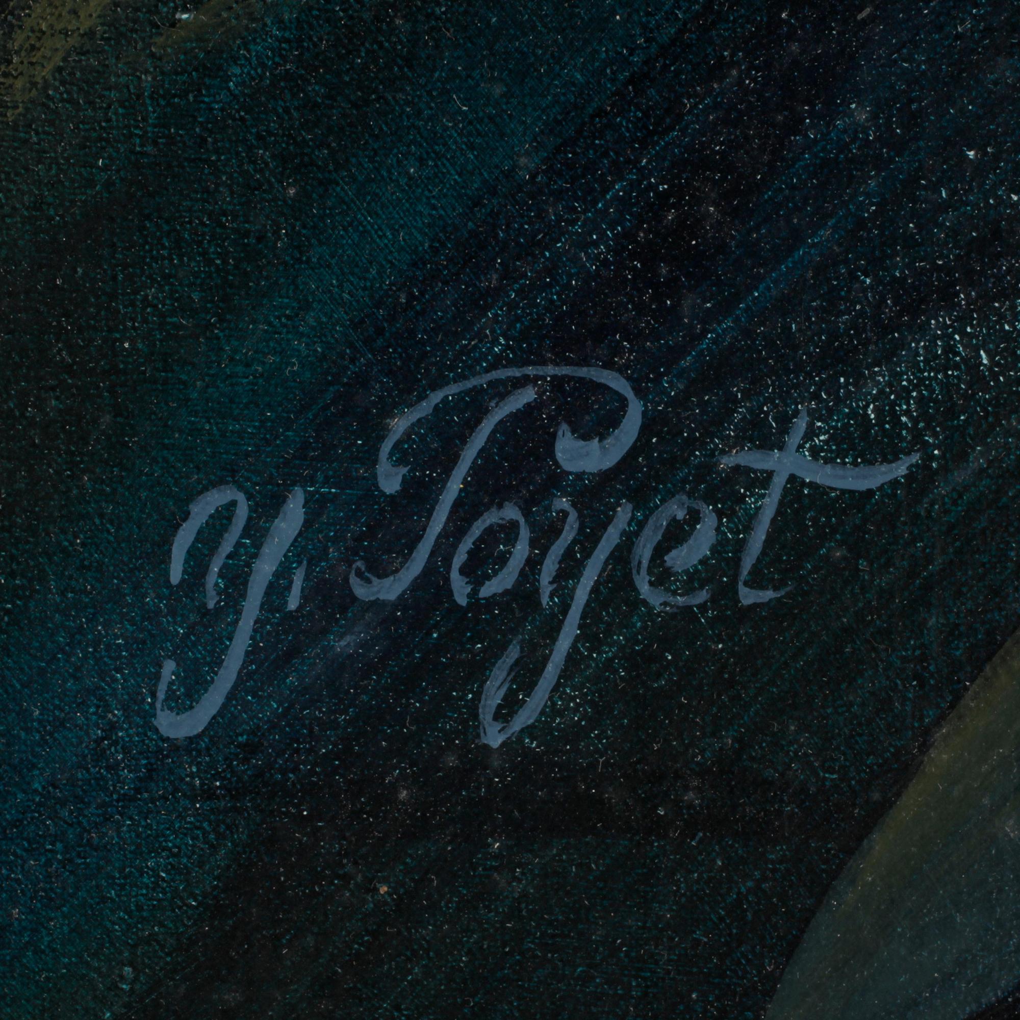 YVES POYET, olja på duk, sign o dat a tergo 1986.