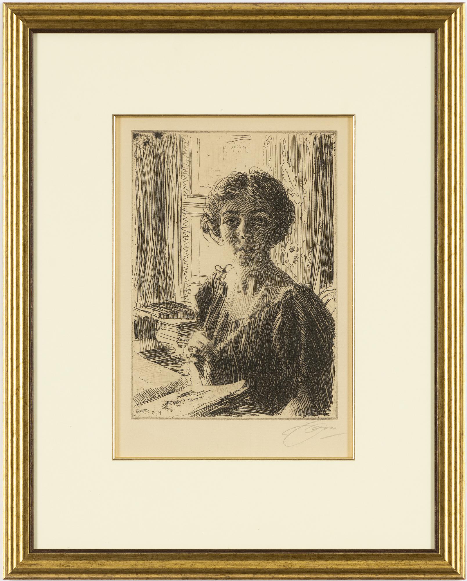 Anders Zorn, "Kronprinsessan Margareta".