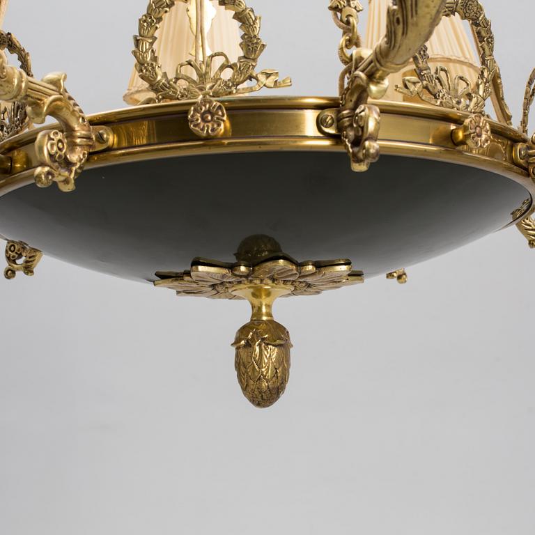 TAKLAMPA, empire-stil, 1900-talets andra hälft.