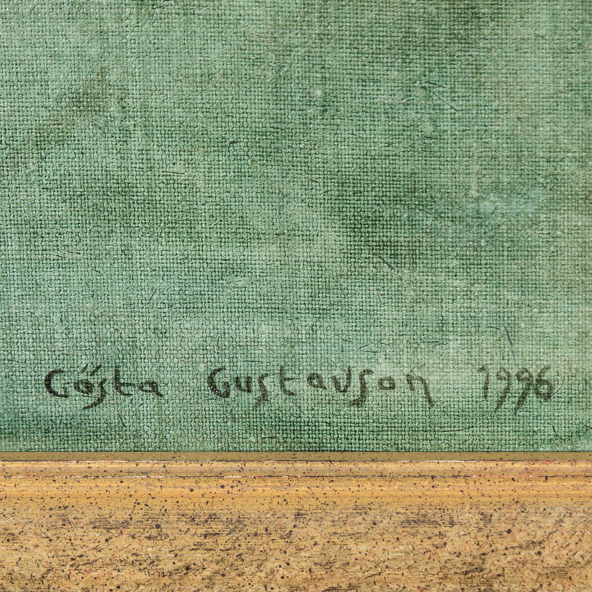 Gösta Gustavson, Vy över Gamla Stan och Slussen, Stockholm.