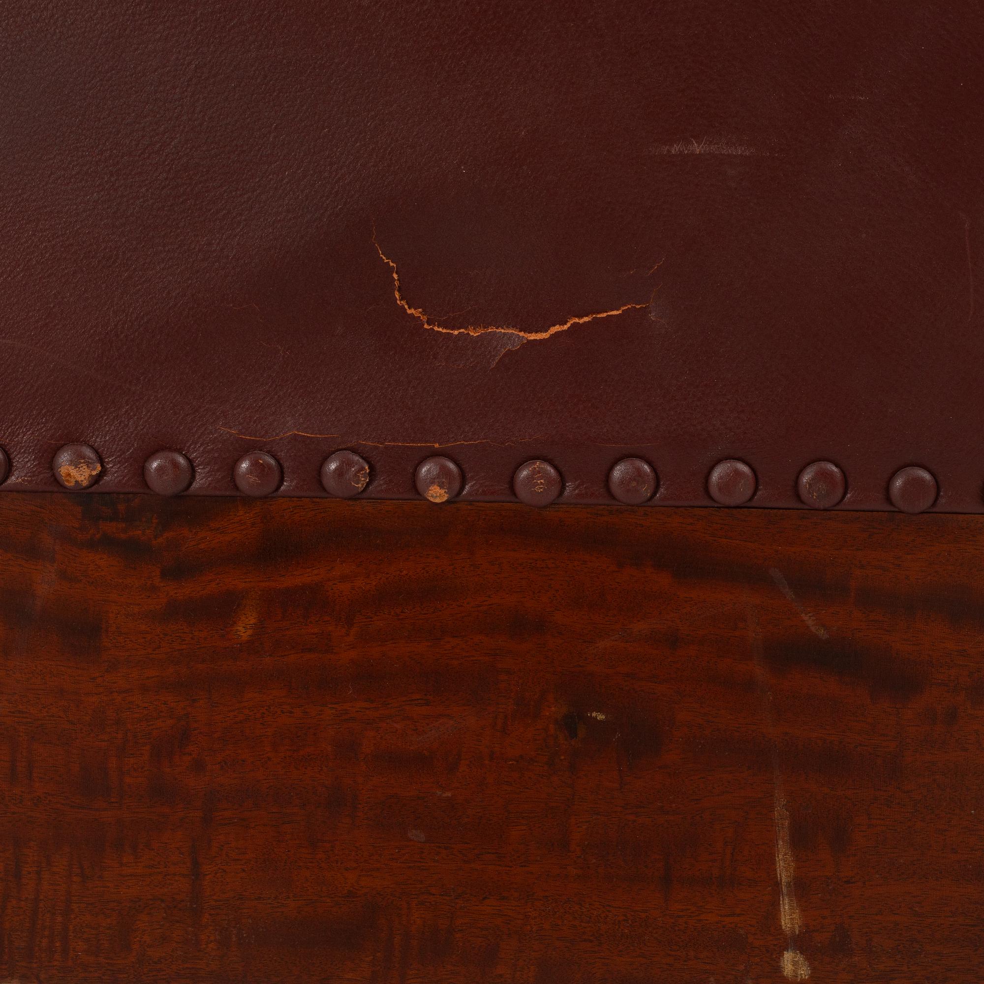 Ordförandestol, "SEB", utförd till Stockholms Enskilda Bank, signerad och daterad 1907.