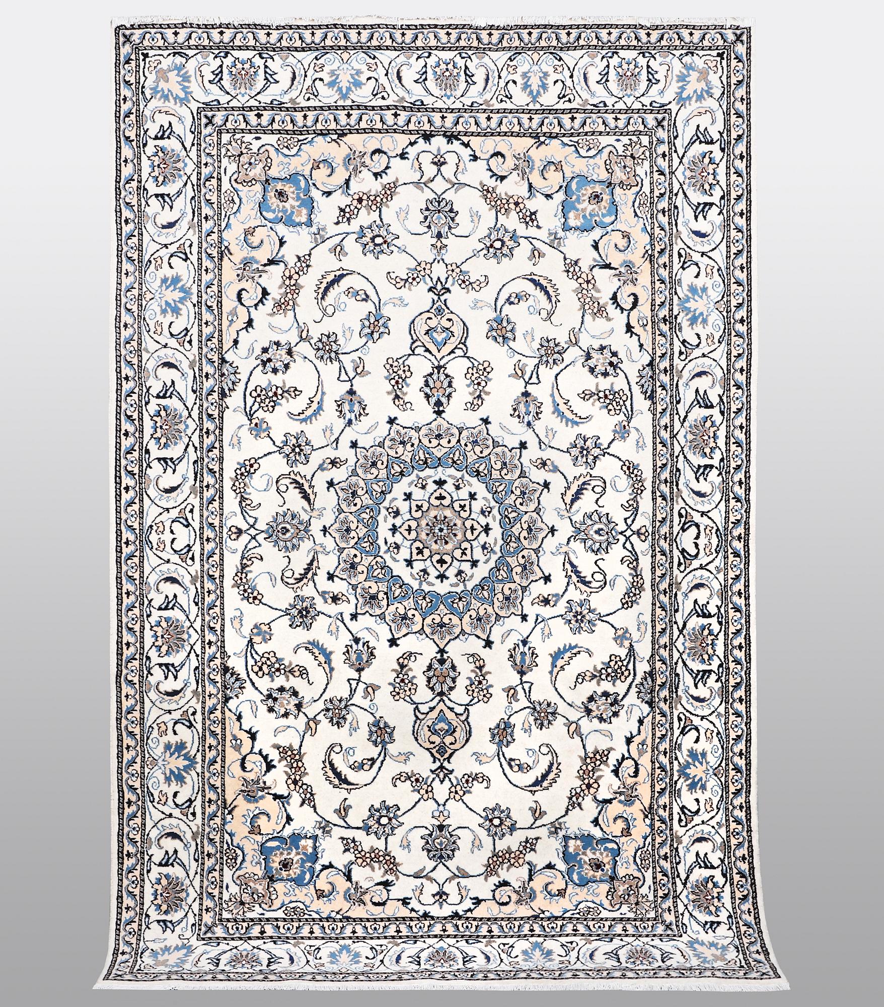 Matto, Nain, part silk, 9 LAA, ca 318 x 196.