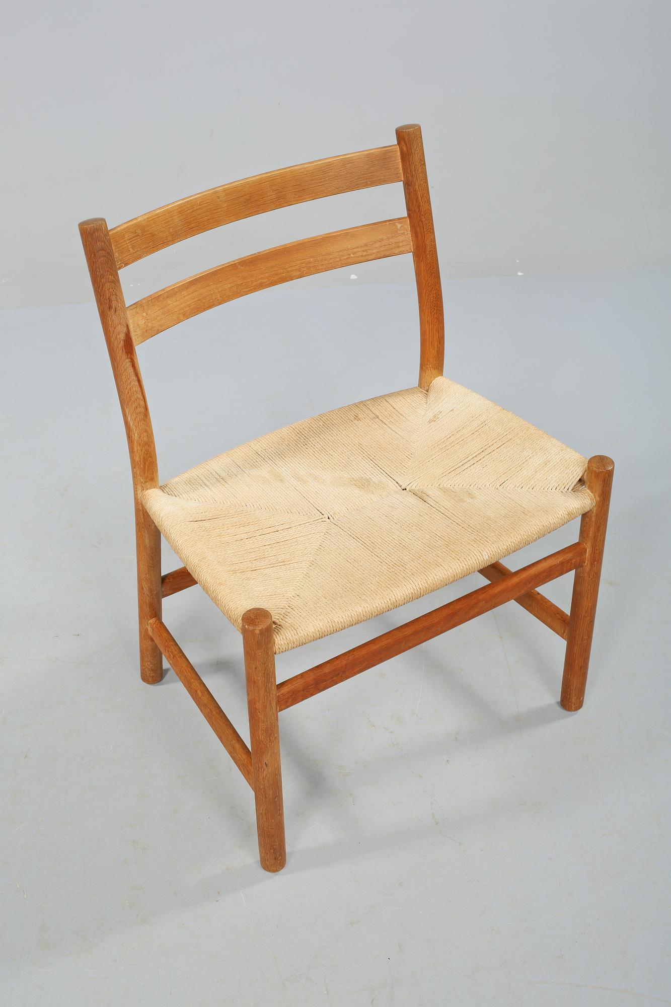 STOLAR, 6 st, "CH-47", Hans J Wegner, Danmark, 1900-talets andra hälft.