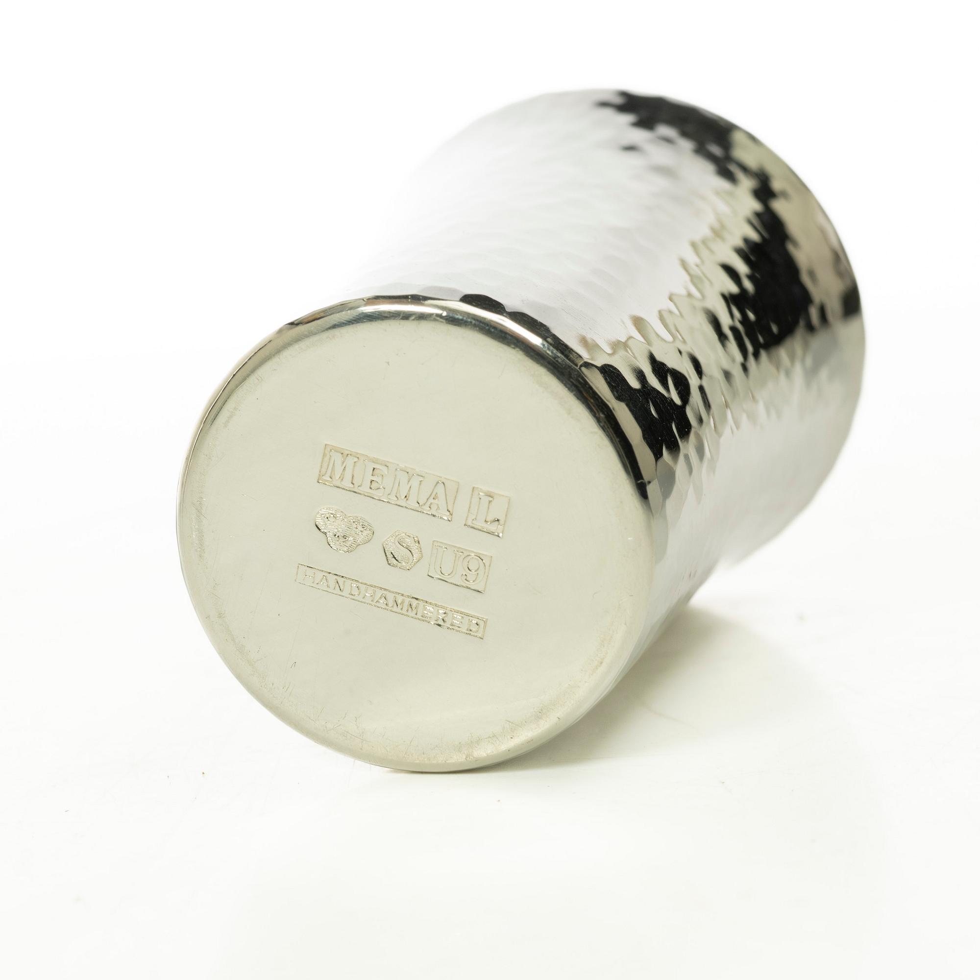 A set of twelve silver beakers, Mema Guld & Silver Ab, Lidköping 1970.