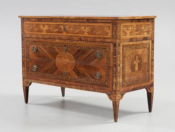 An Italian late 18th century commode.