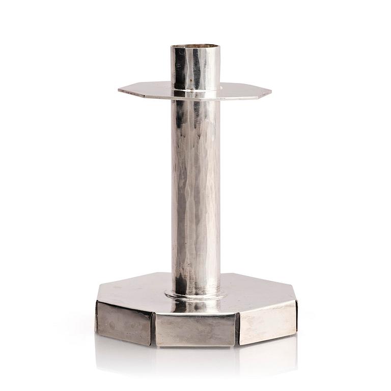 Bengt Liljedahl, ljusstake, sterling silver, Stockholm 1992.