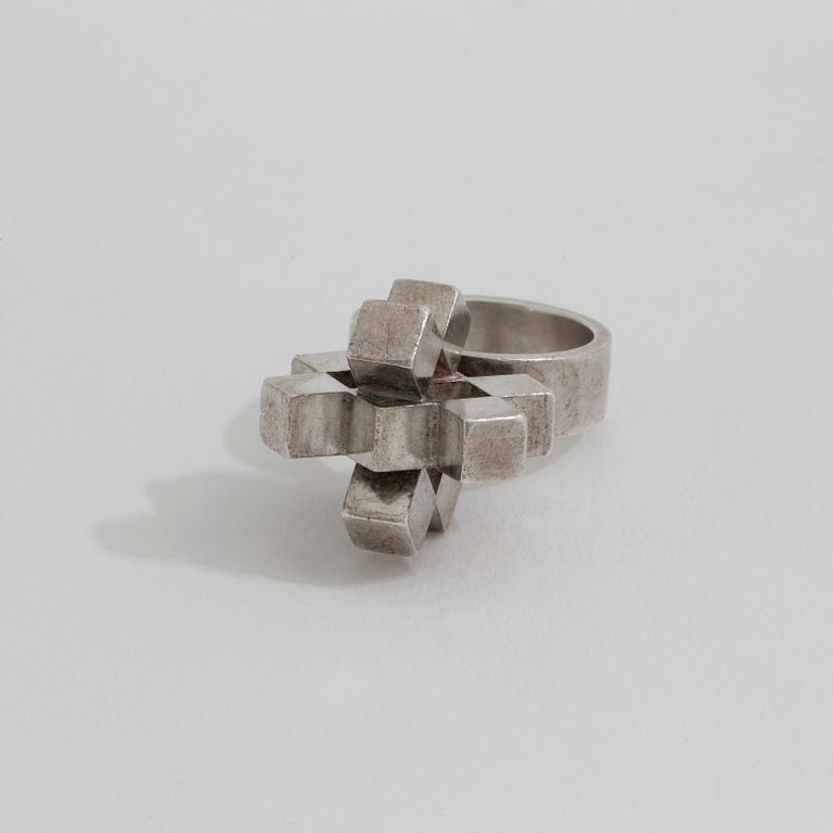 A ring by Cecilia Johansson, Göteborg, 1971.