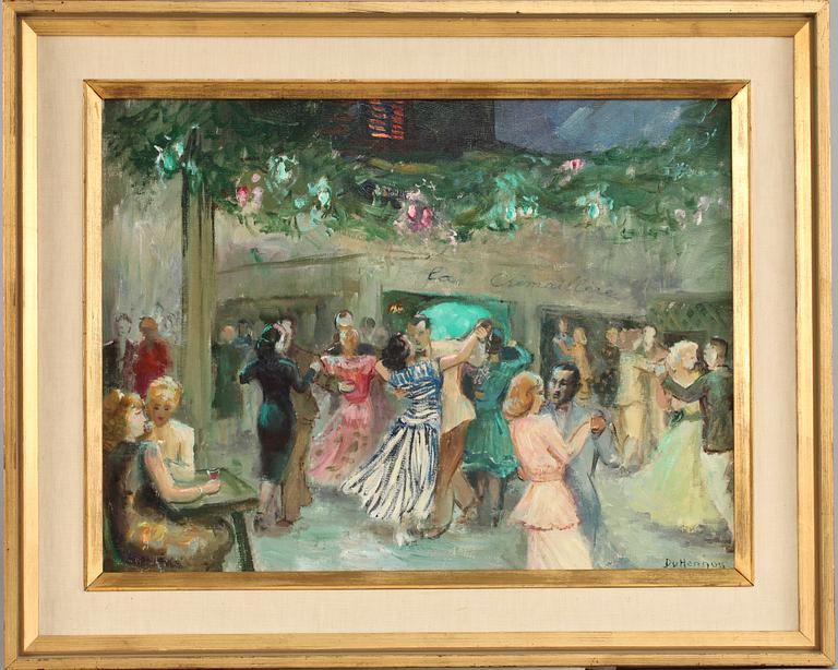 BLANCHE DE HENNOY, olja på duk, sign, dat a tergo 1948.