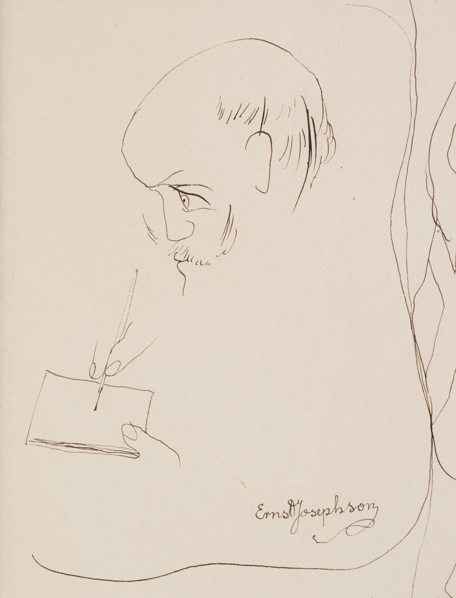Ernst Josephson, Five figure studies.